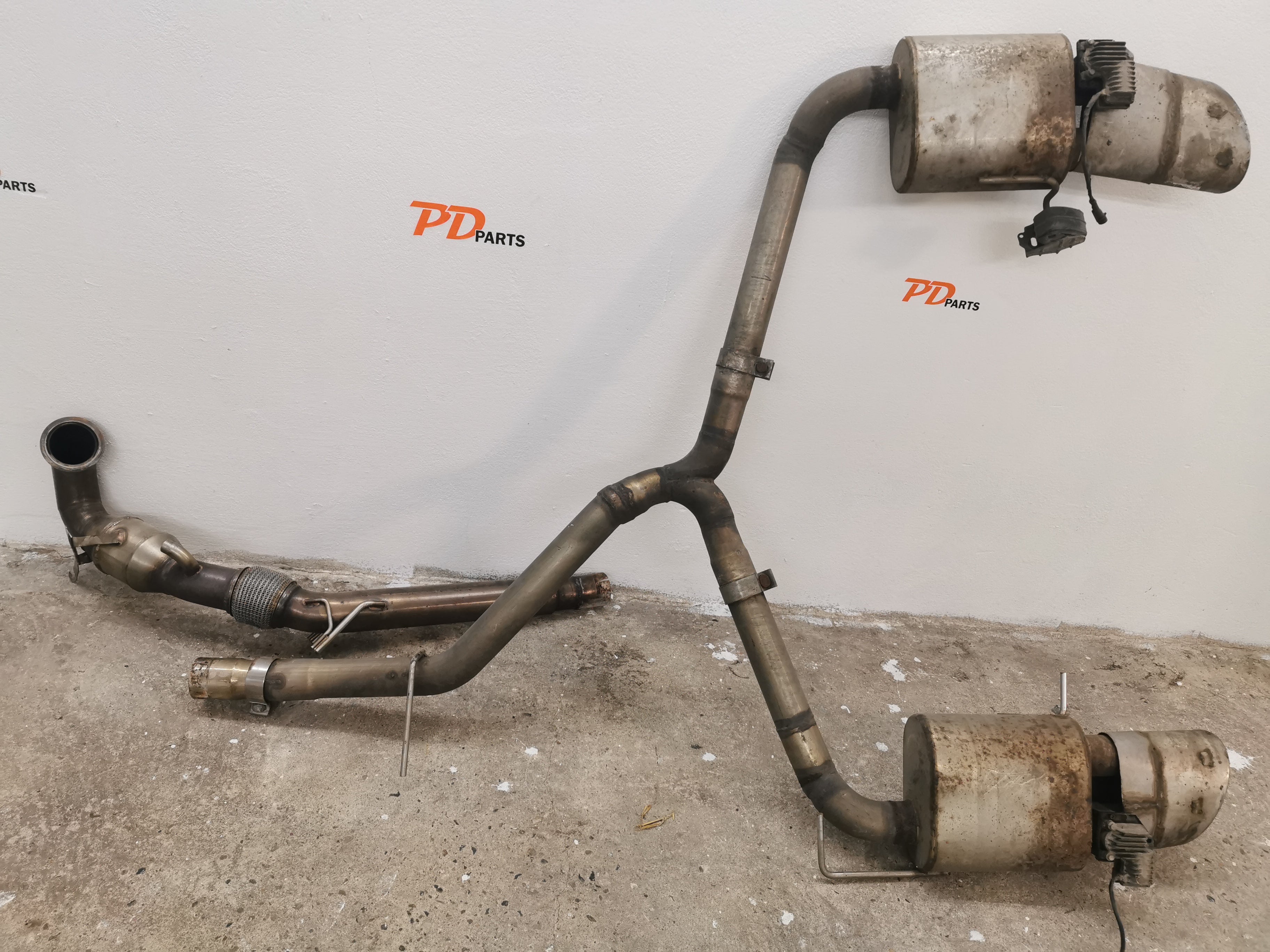 Passat B8 1.8 TSI Komplet Rustfri Udstødnings system