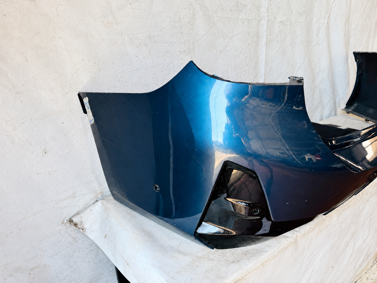 BMW G21 Touring LCI – blå M-Sport bagkofanger 8085482 med nedre indsats – foto 3