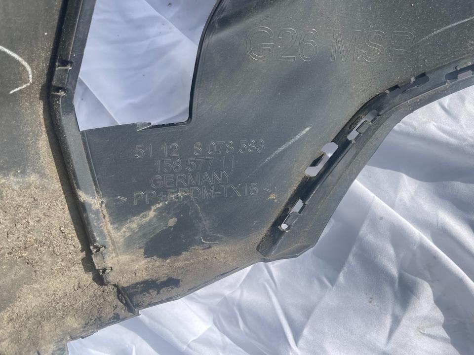 BMW G26 – sort M-bagkofangerskal 51128078583, uden diffuser – konkret del, billede 6