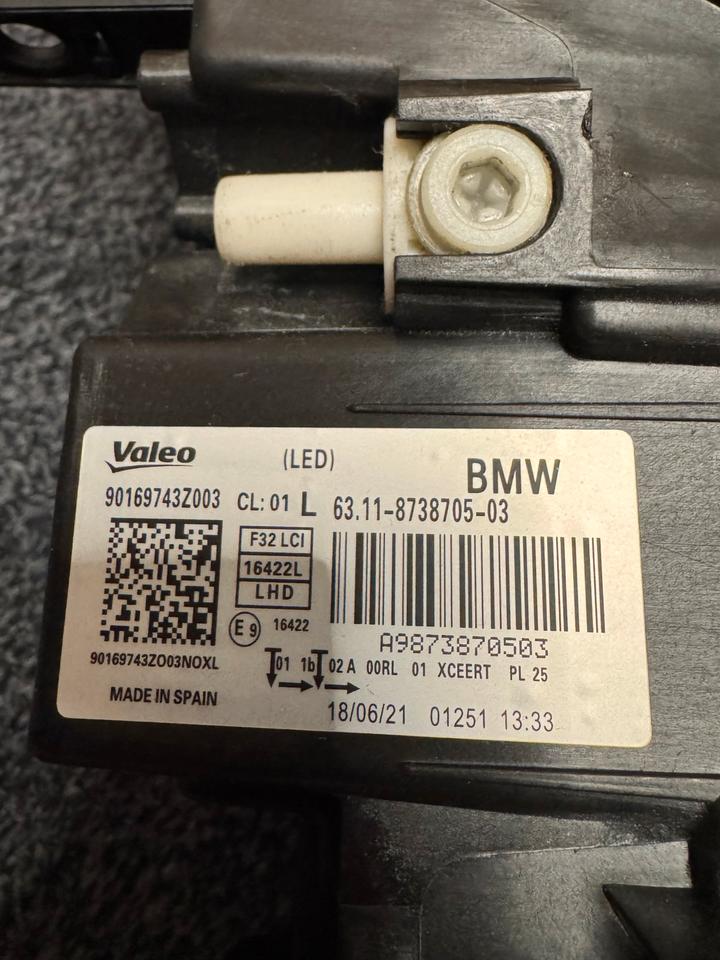 BMW F32 LCI – adaptivt LED-forlygtesæt, 8738705/7498920 LHD – originalfoto 11 af 13