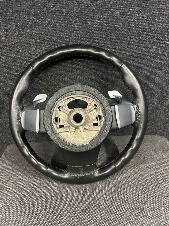 BMW Z4 E89 læderrat med multifunktion og skiftepaler – uden airbag – originalfoto 15