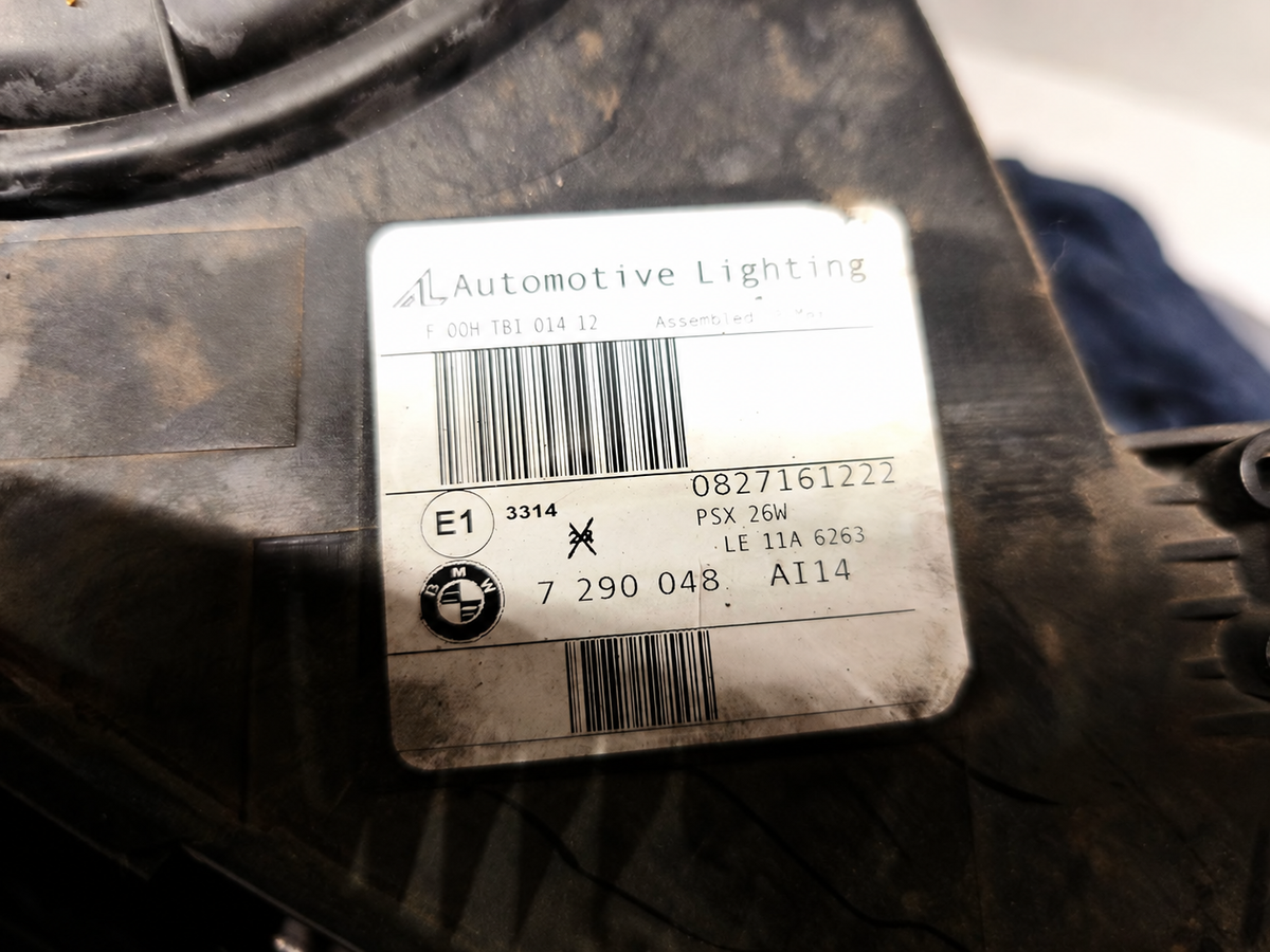 Original BMW F15/F16 H7-forlygte højre, EU/LHD, 7290048 – OEM-mærkat