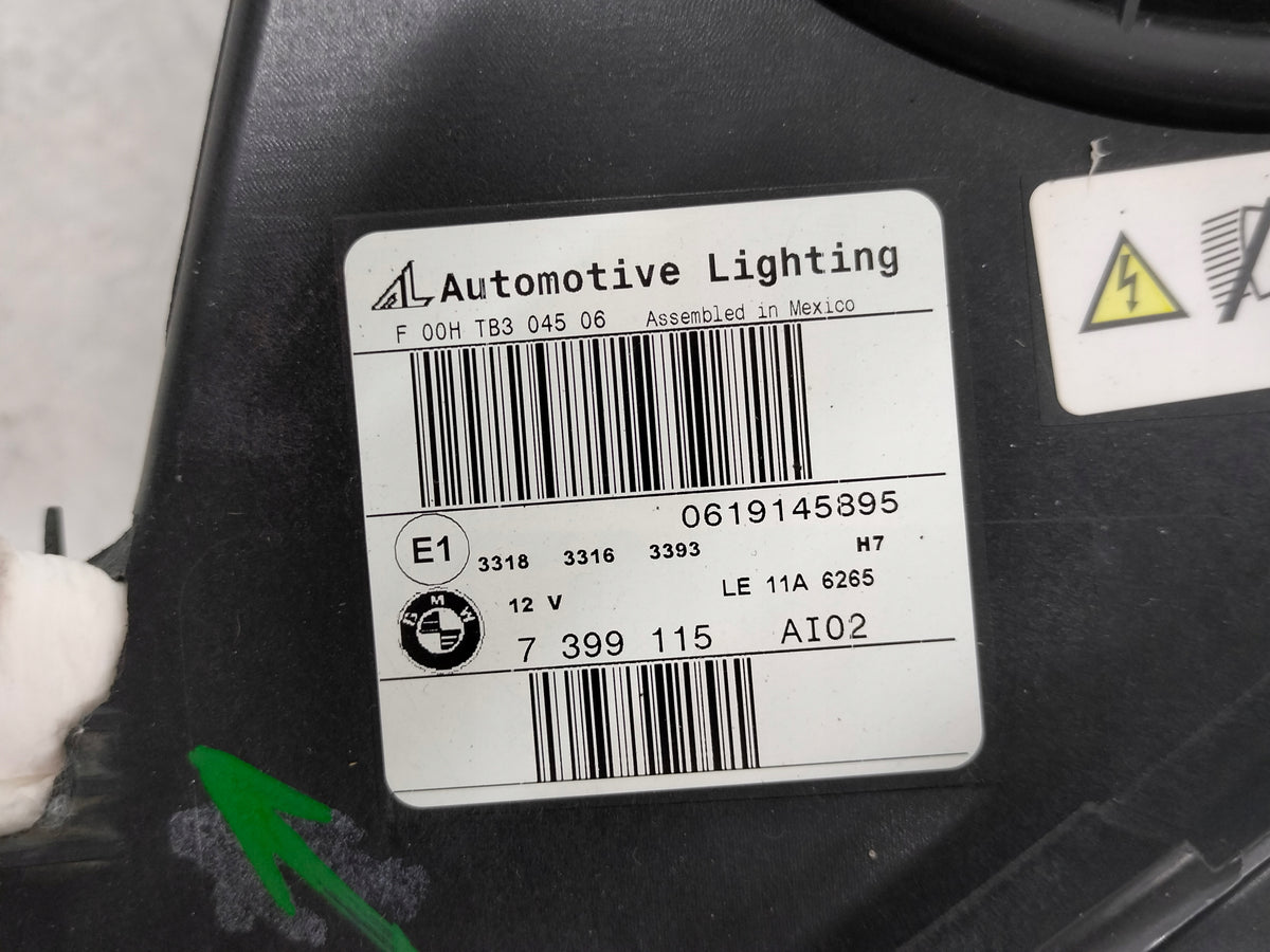 BMW F15 F16 venstre adaptiv bi-xenon-forlygte OEM-mærkat 7399115