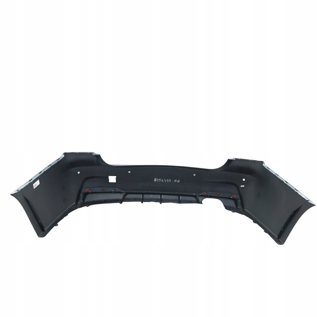 BMW F30 bagkofanger set bagfra – indsats, reflektorer og manglende PDC-udstyr