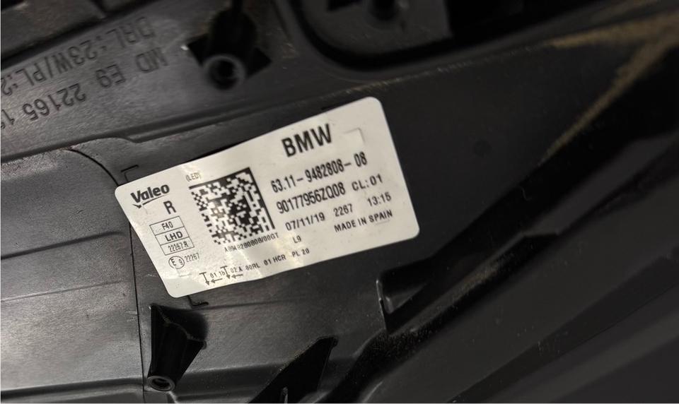 BMW F40 – højre LED-forlygte EU/LHD, 63119482808-08 – originalfoto 9