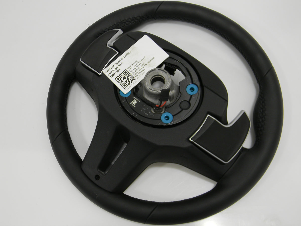 BMW G06 LCI M-rat uden airbag – originalfoto 8, knapper, læder og mærkater
