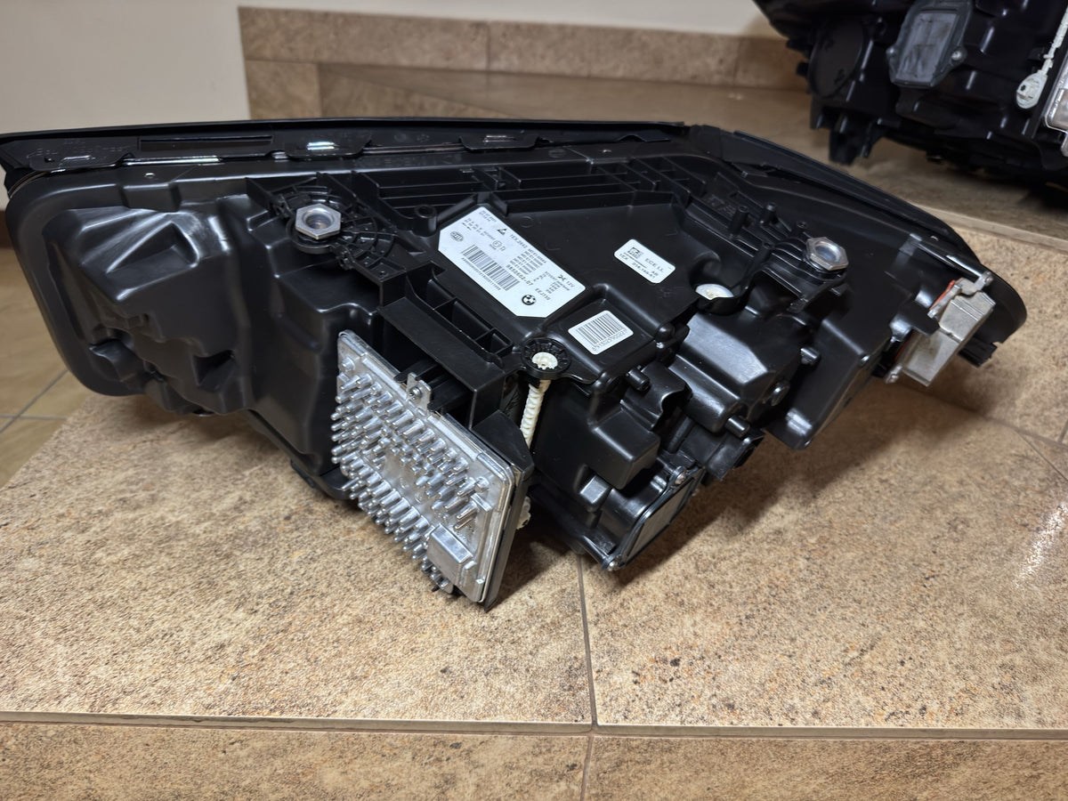 BMW G30/G31 LCI – EU LED-forlygter med moduler, par i krom – brugt – uændret originalfoto 5
