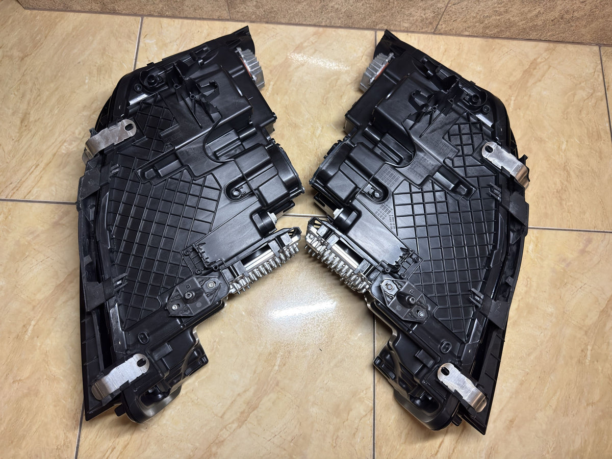 BMW G30/G31 LCI – EU LED-forlygter med moduler, par i krom – brugt – uændret originalfoto 9