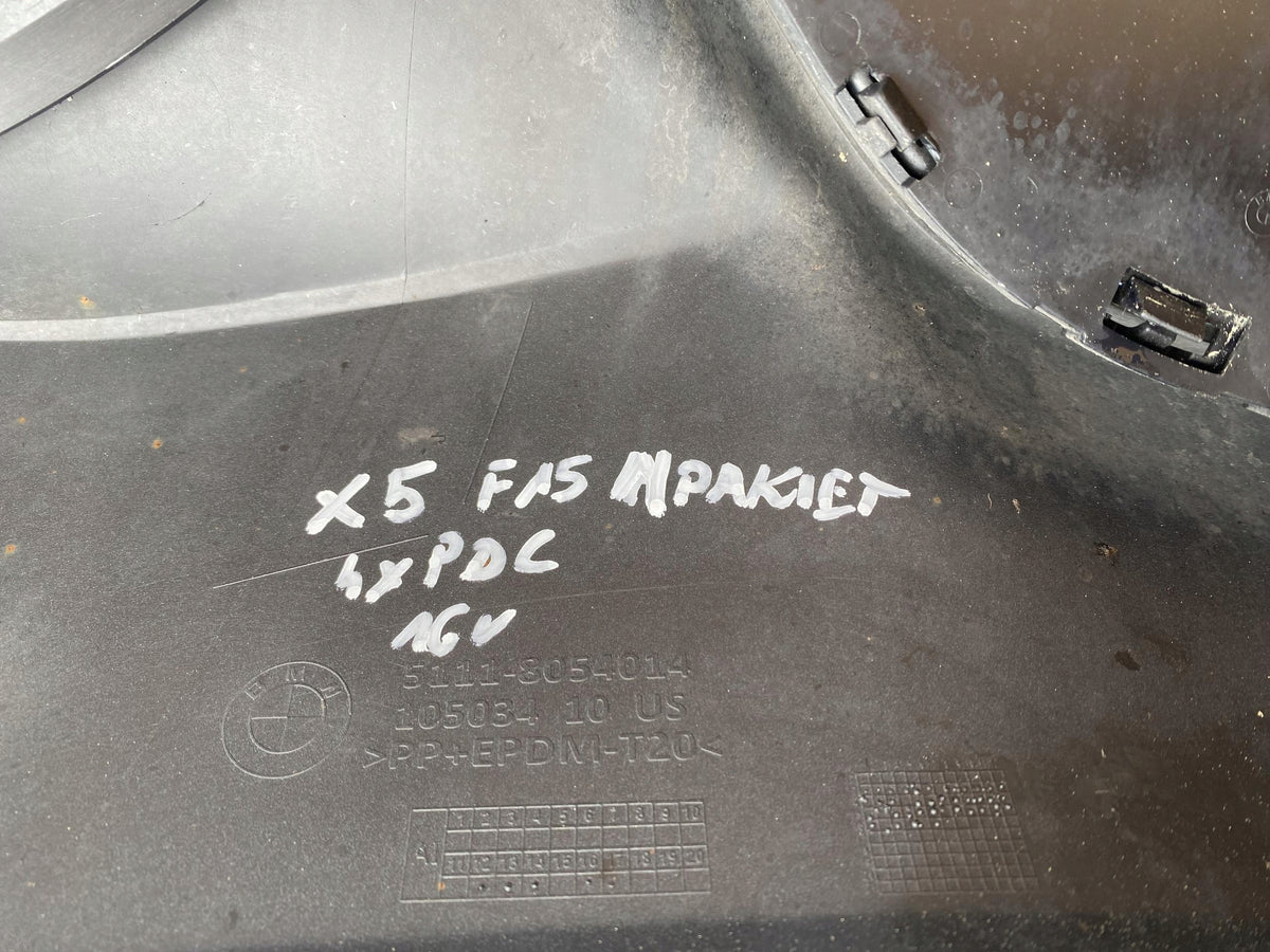 BMW X5 F15 – M-Sport forkofanger med grill og tågelygter, 416, 4 PDC – foto 2 af den konkrete vare