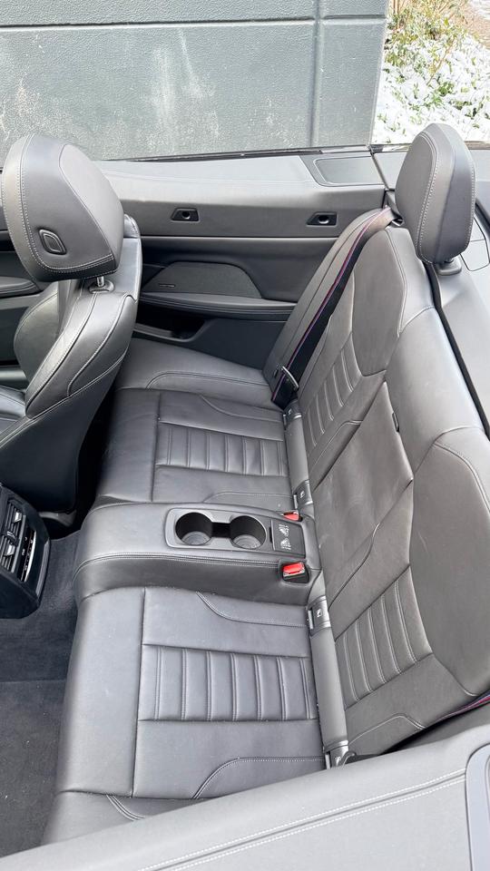 BMW G23 cabriolet – sorte lædersæder for/bag, elektrisk betjening, donor 2023 – foto 2