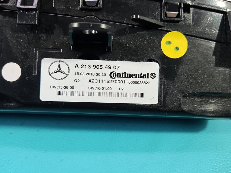Mercedes-Benz og Continental-mærkat A2139054907 med hardware og software
