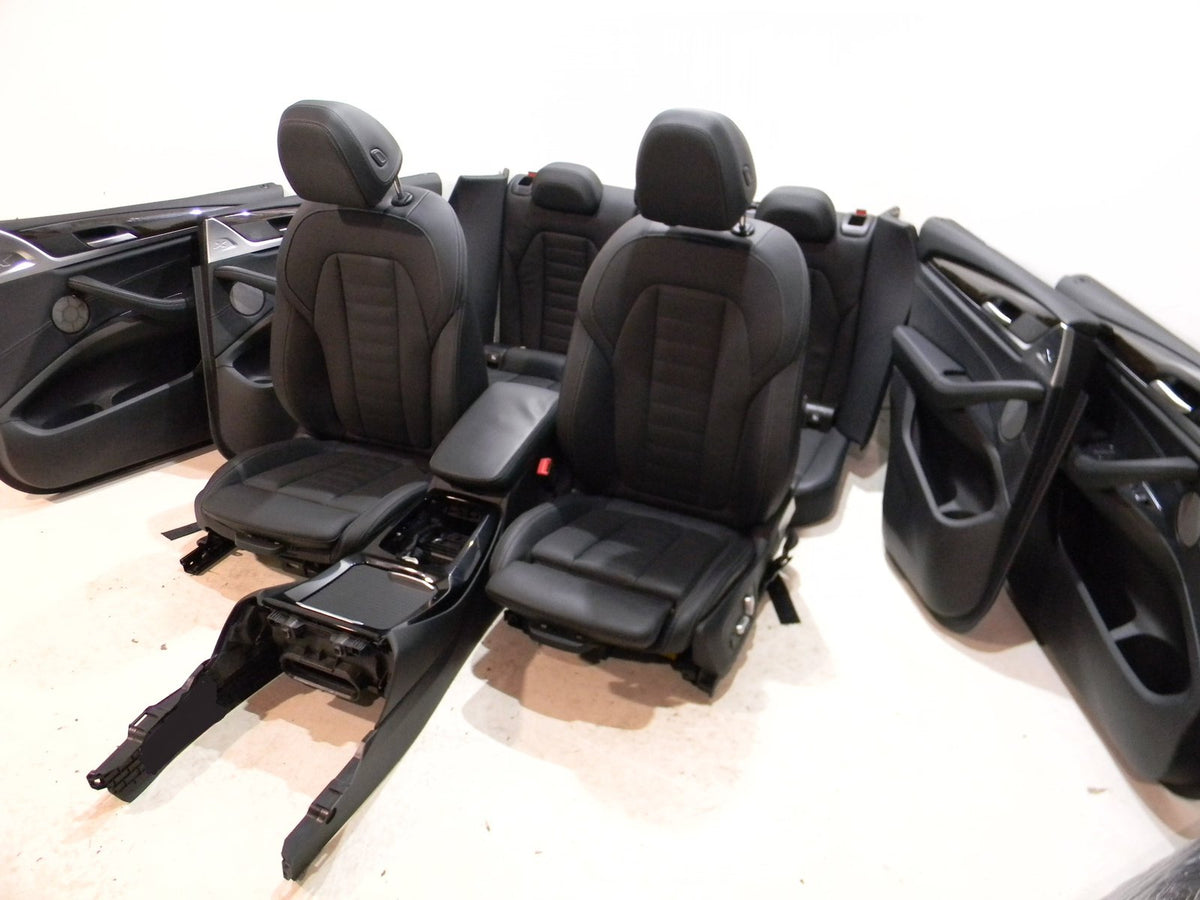 BMW X3 G01 – Vernasca-sort sportskabine med el/memory og oplyst varme/ventilation