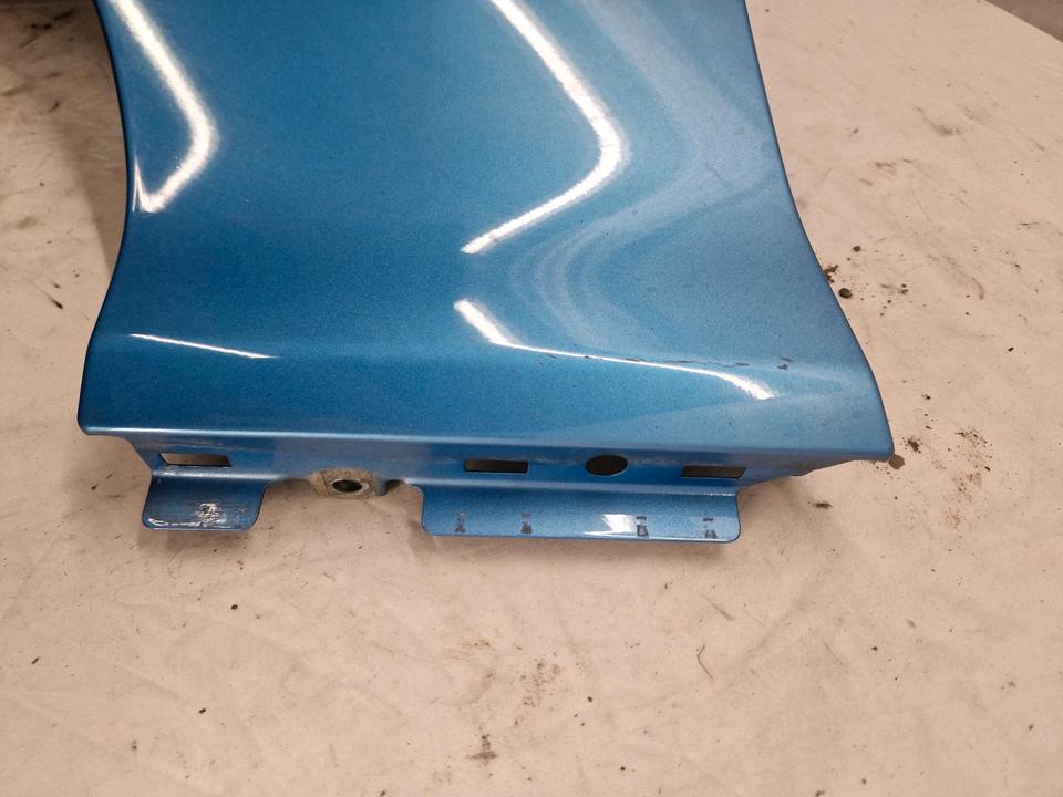 BMW F20 LCI – venstre forskærm, C1R Seaside Blue Metallic, med lak- og kantmærker – foto 4