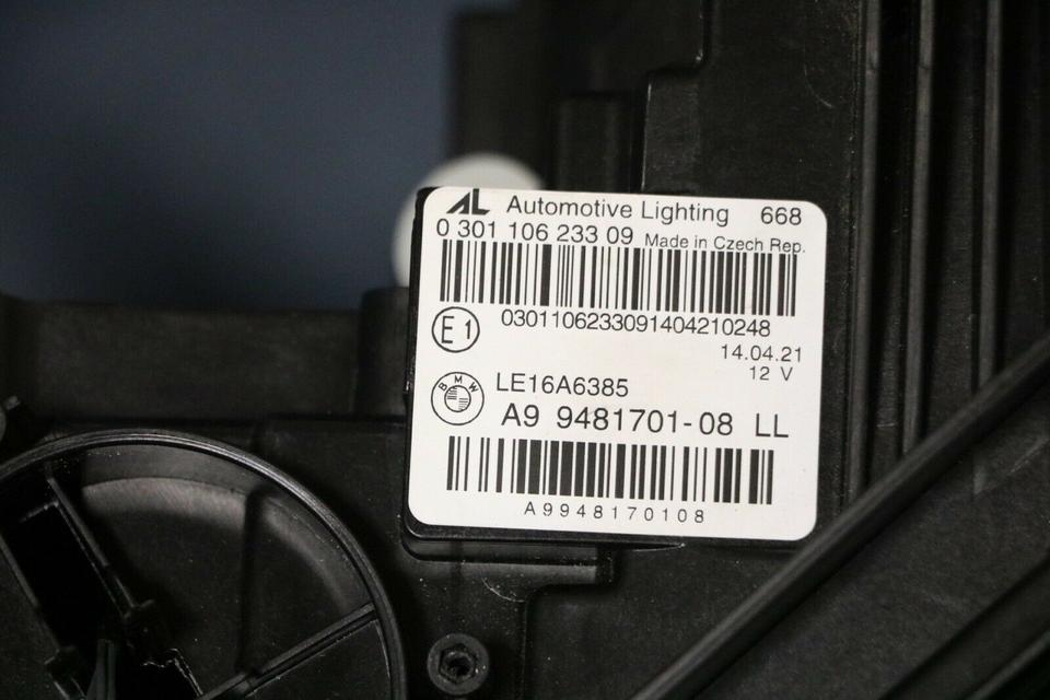 BMW G20/G21 før LCI – adaptive LED-forlygter venstre/højre 9481701/9481702 LL, par – foto 5