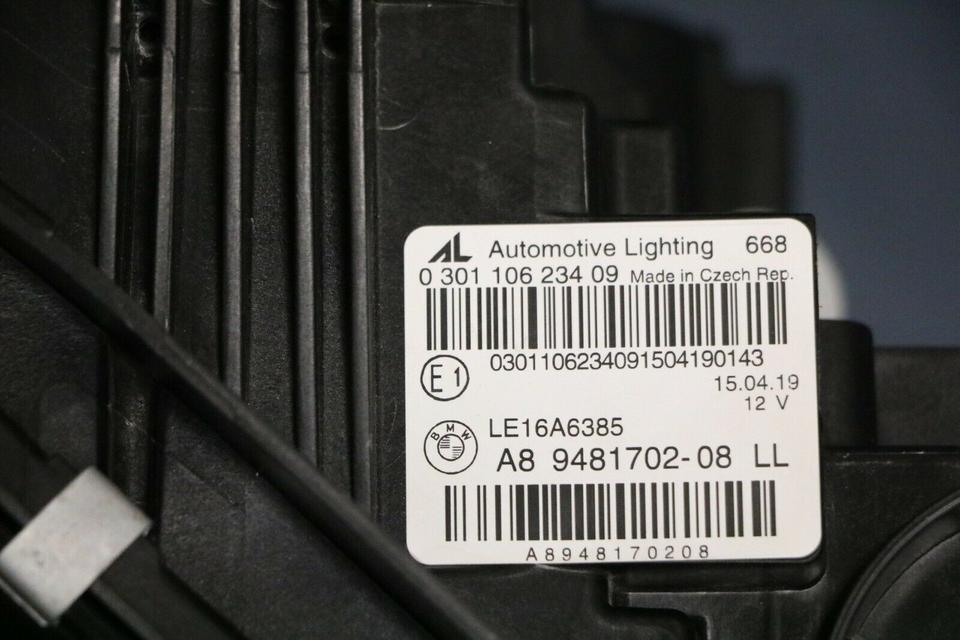 BMW G20/G21 før LCI – adaptive LED-forlygter venstre/højre 9481701/9481702 LL, par – foto 6