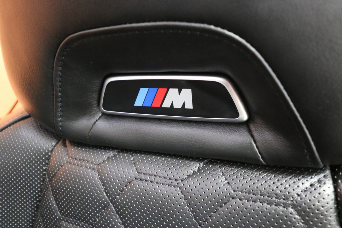 BMW X3 M F97 LCI – sort Merino M-sædesæt LKSW med el, memory og ventilation – konkret brugt del, foto 5