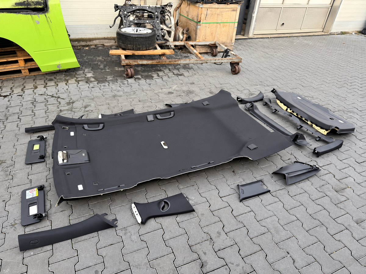 BMW G21/G81 sort loftsæt uden panorama – loftskal og stolper