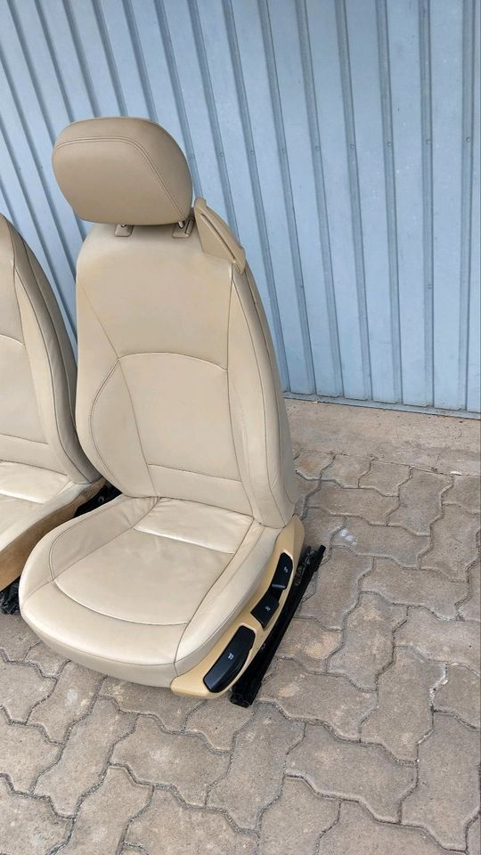 BMW Z4 E86 – to beige læderforsæder, tidligere istandsat – foto 4