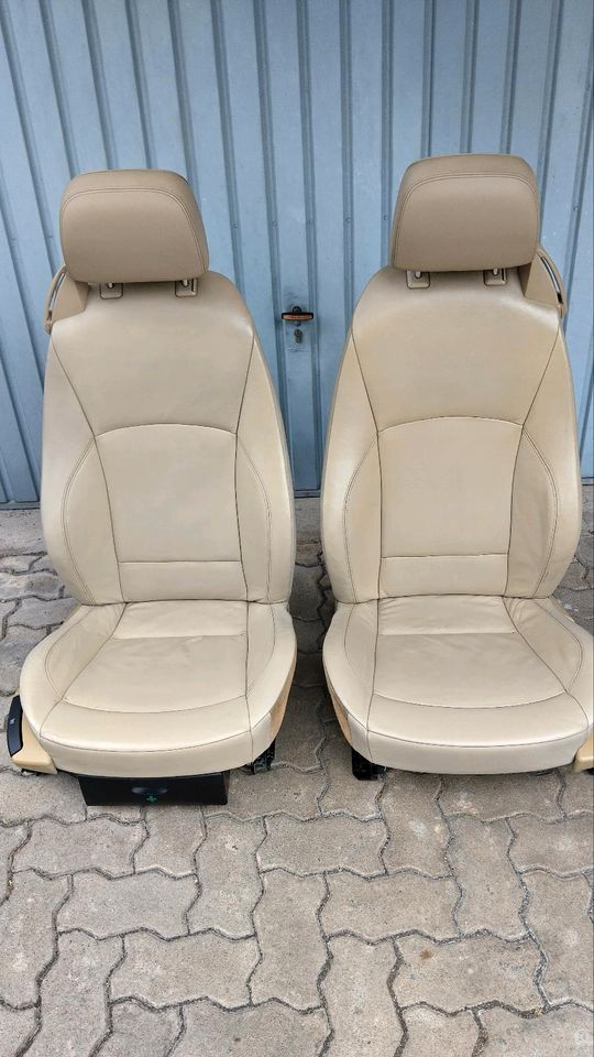 BMW Z4 E86 – to beige læderforsæder, tidligere istandsat – foto 6