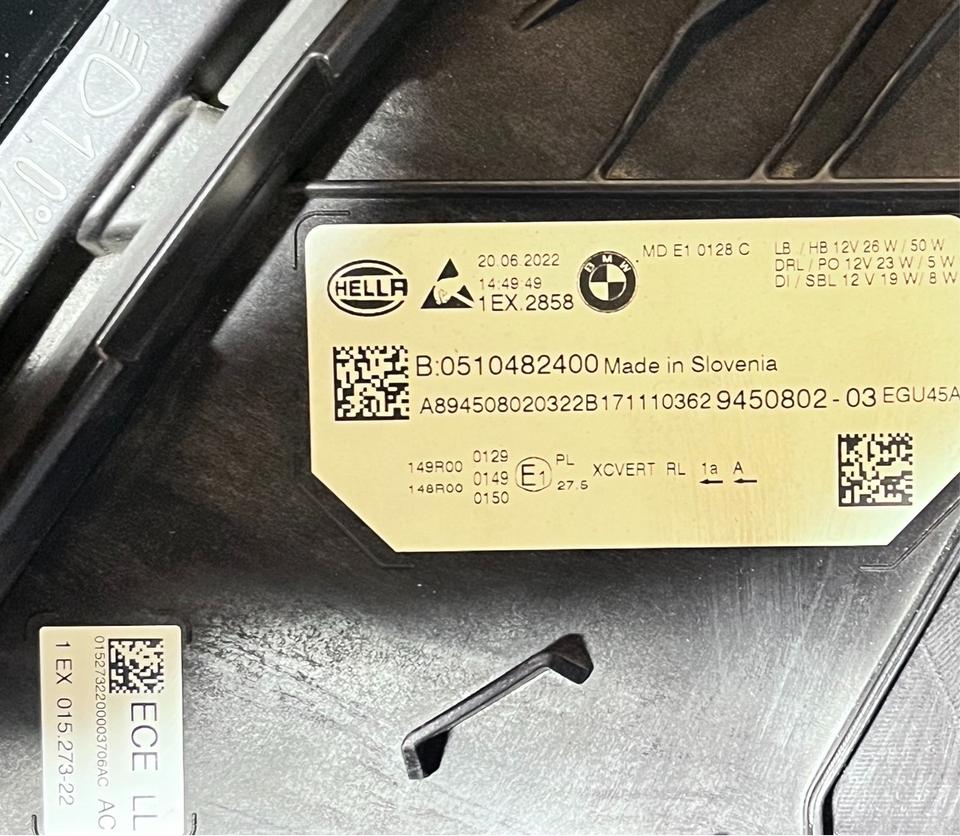 BMW G20/G21 LCI – adaptive LED-forlygter 9450801/9450802 ECE LL, par – foto 6