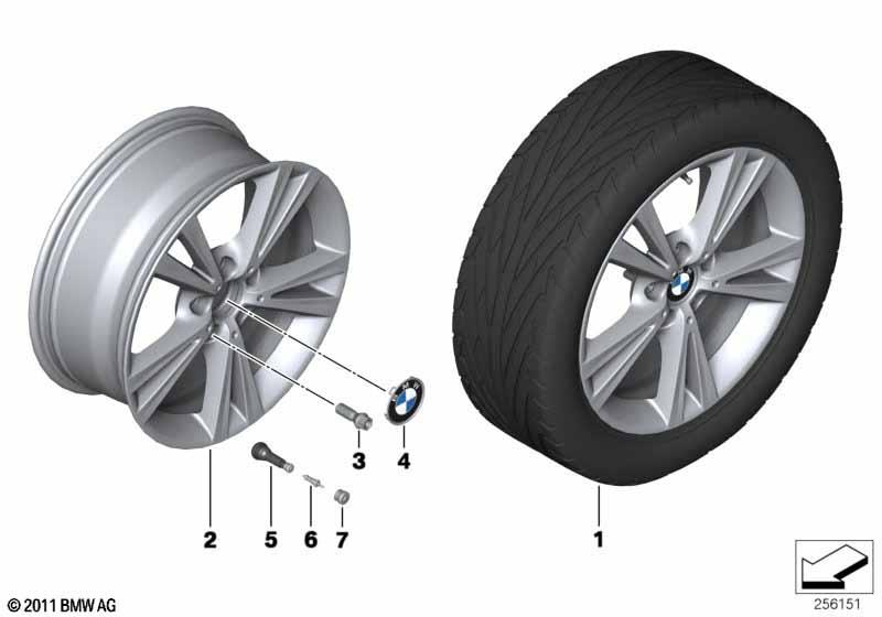BMW Styling 385 – 2 Series F45, 2 Series F45 Active Tourer LCI, 2 Series F46 17″ – originale fælge