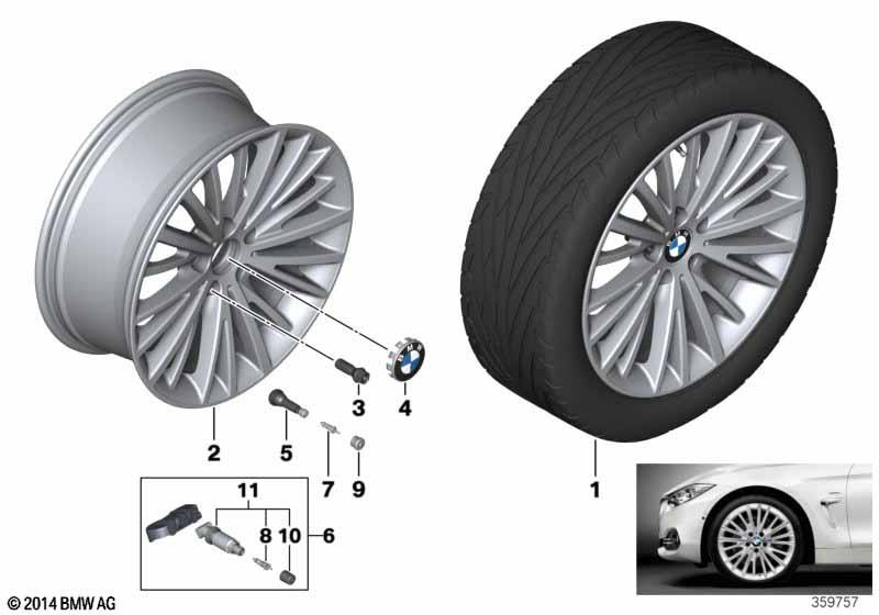 BMW Styling 399 – 3 Series F30, 3 Series F31, 4 Series F32 19″ – originale fælge
