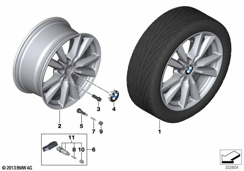 BMW Styling 446 – X5 F15 18″ – originale fælge