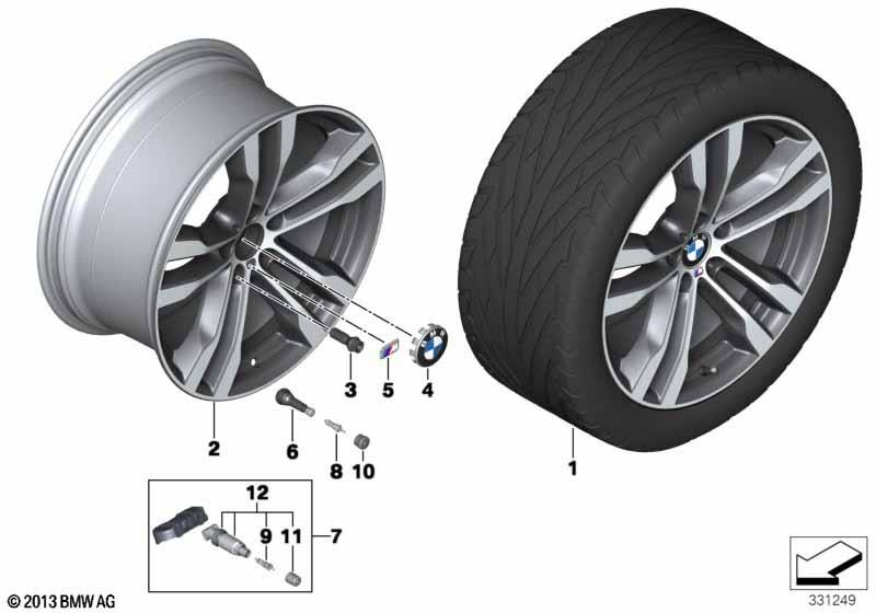 BMW Styling 468 – X5 F15, X6 F16 20″ – originale fælge