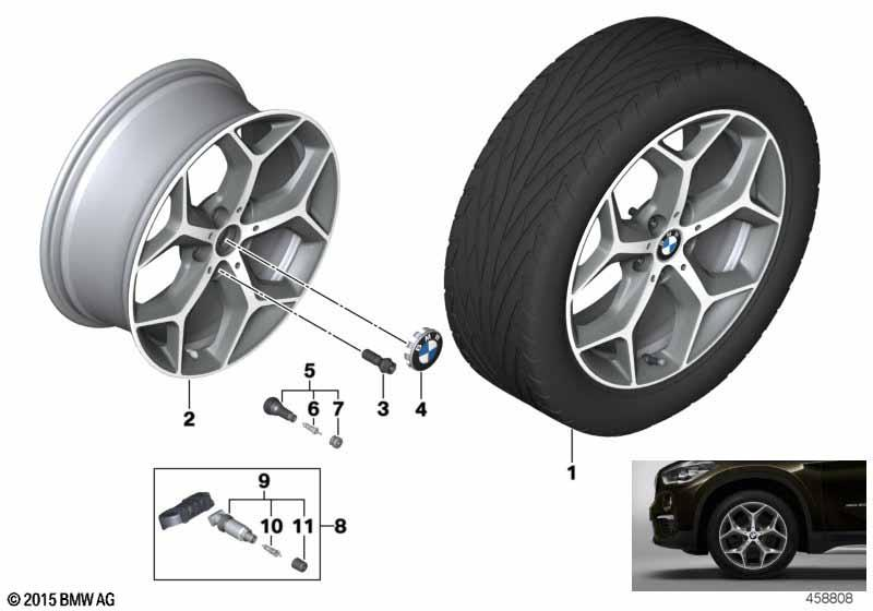 BMW Styling 569 – X1 F48, X1 F48 LCI, X2 F39 18″ – originale fælge