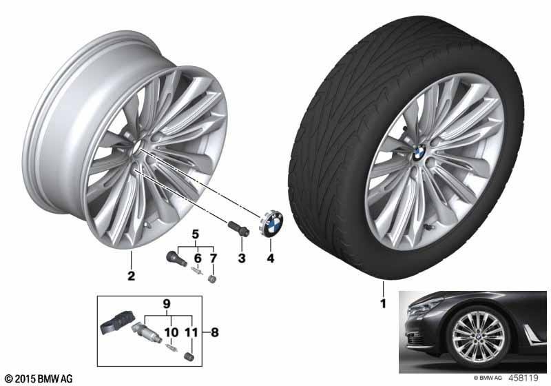 BMW Styling 646 – 6 Series G32 GT, 6 Series G32 GT LCI, 7 Series G11 20″ – originale fælge