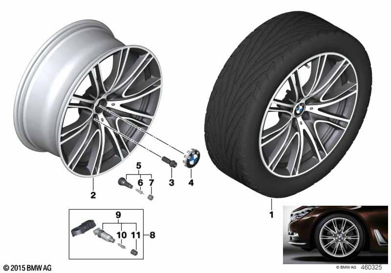 BMW Styling 649I – 7 Series G11, 7 Series G11 LCI, 7 Series G12 20″ – originale fælge