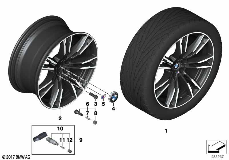 BMW Styling 706M – 5 Series F90 M5, 5 Series F90 M5 LCI 20″ – originale fælge