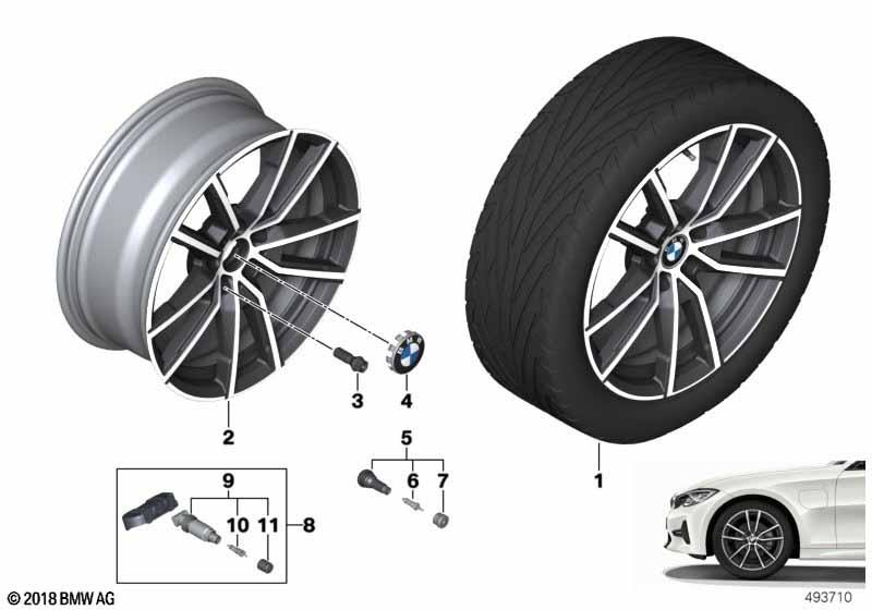 BMW Styling 780 – 2 Series G42, 3 Series G20, 3 Series G20 LCI 18″ – originale fælge