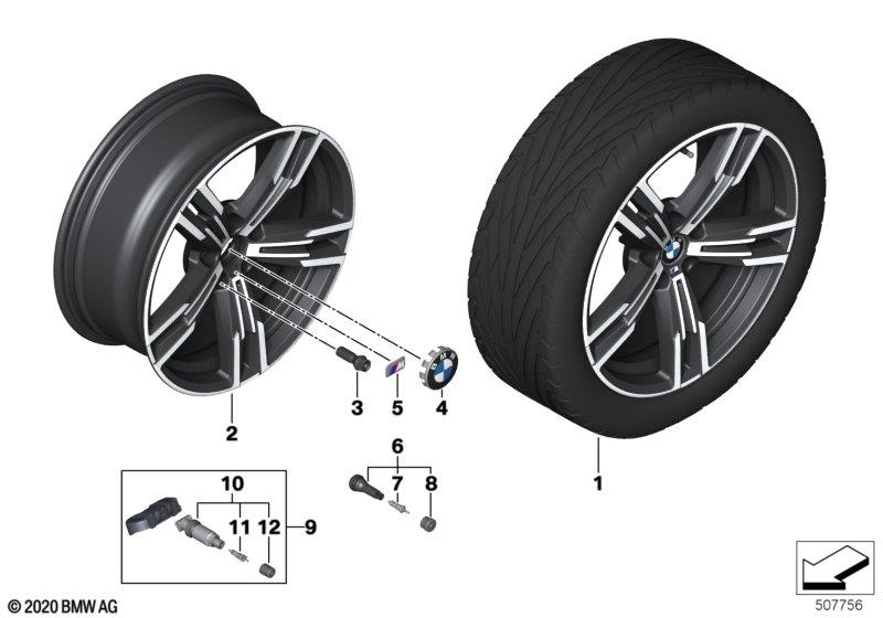 BMW Styling 848M – 2 Series G42, 3 Series G20, 3 Series G20 LCI 18″ – originale fælge