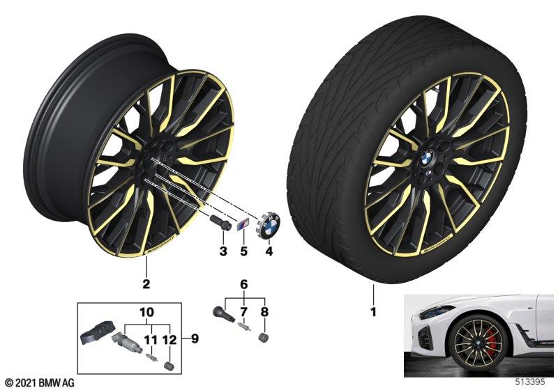 BMW Styling 868M – 4 Series G26 Gran Coupe, i4 G26 Gran Coupe 20″ – originale fælge