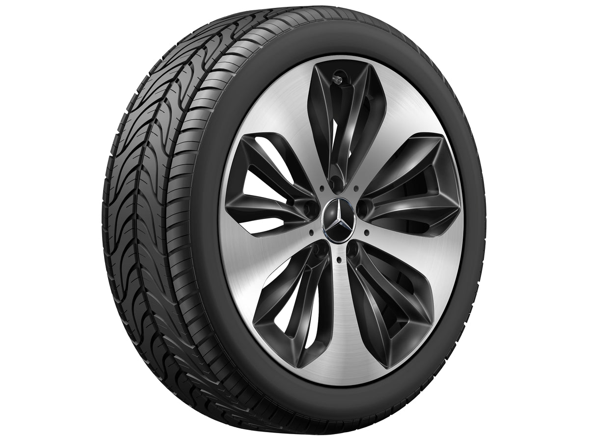Mercedes-Benz 10-spoke fælg, Aero, High-sheen finish – A2474013600 19″ – originale fælge