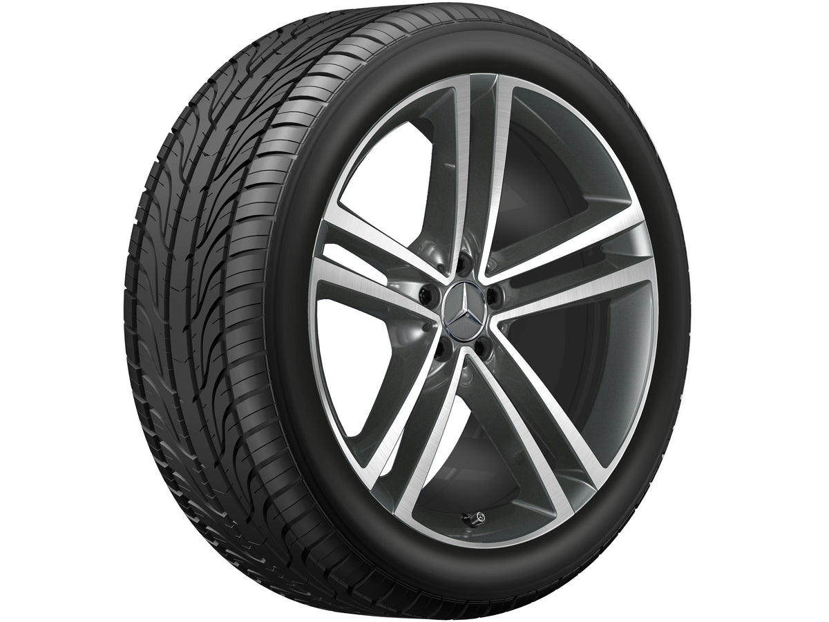 Mercedes-Benz 5-dobbelteger fælg, High-sheen finish – A1674011100 21″ – originale fælge