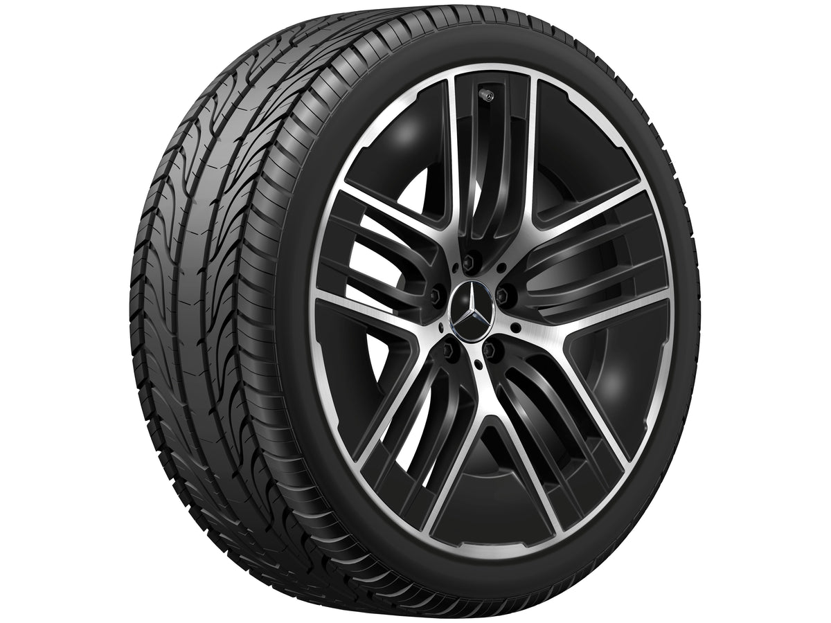 Mercedes-Benz 5-Y-eger fælg, Aero, High-sheen finish, with additional spokes – A2944010800 21″ – originale fælge