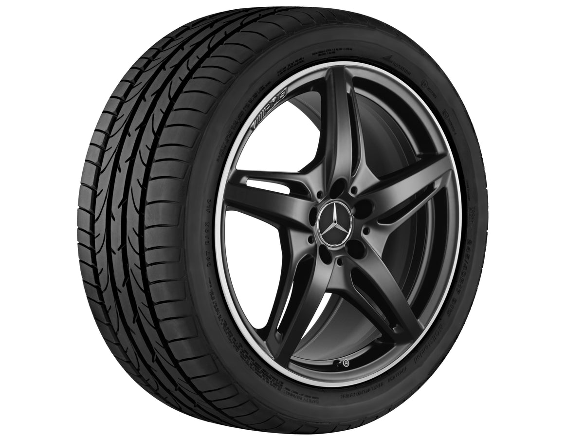 Mercedes-Benz AMG 5-eger fælg, High-sheen rim flange – A1904010200 20″ – originale fælge