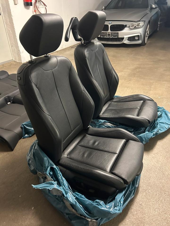 BMW F32 Coupé – sorte lædersportsæder for og bag med el, memory og sædevarme – foto 10 af 13