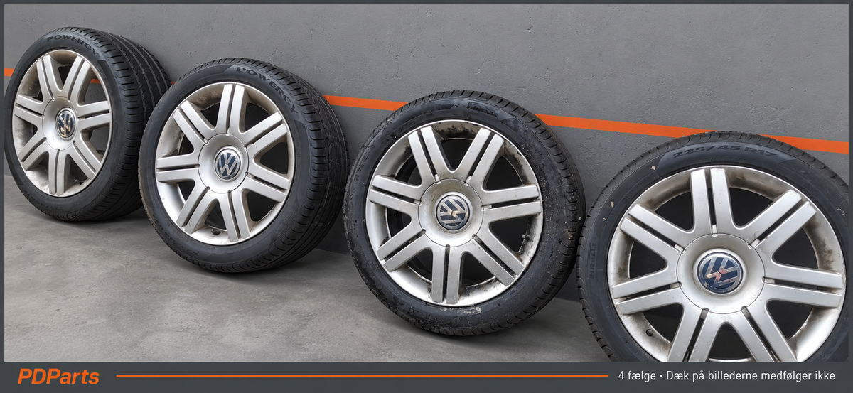 VW Phoenix 17″ – 4 originale brugte fælge – 5×112