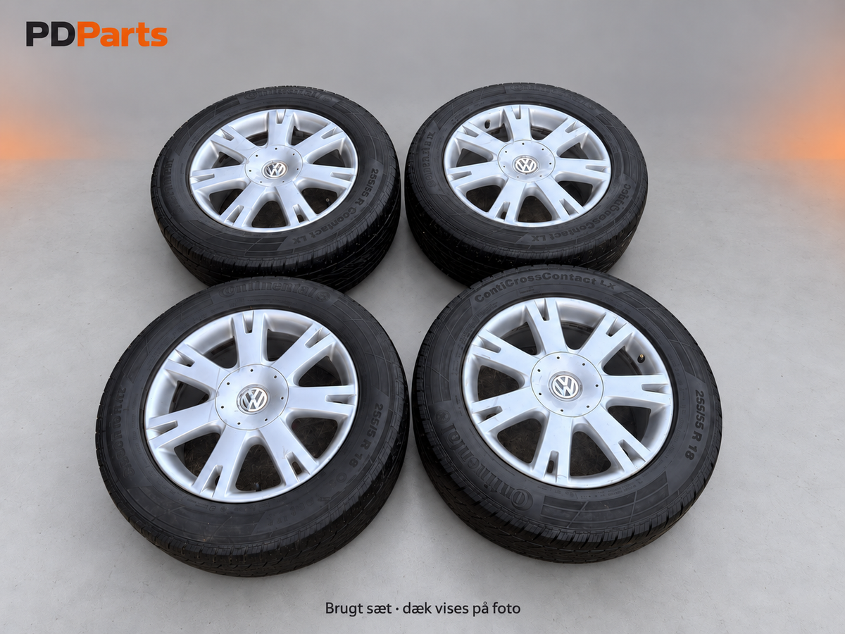 VW Valley 18″ – 4 brugte originale fælge – 5×120