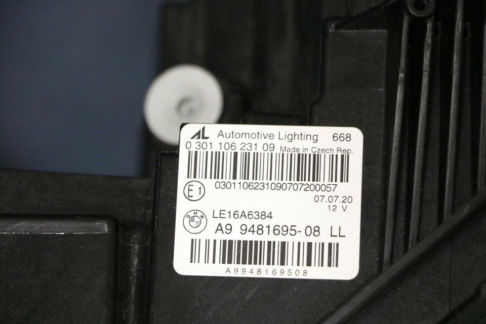 BMW G20/G21 før LCI – par LED-forlygter uden kurvelys, 9481695/9481696 LL – foto 5
