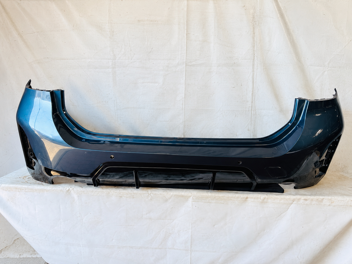 BMW G21 Touring LCI – blå M-Sport bagkofanger 8085482 med nedre indsats