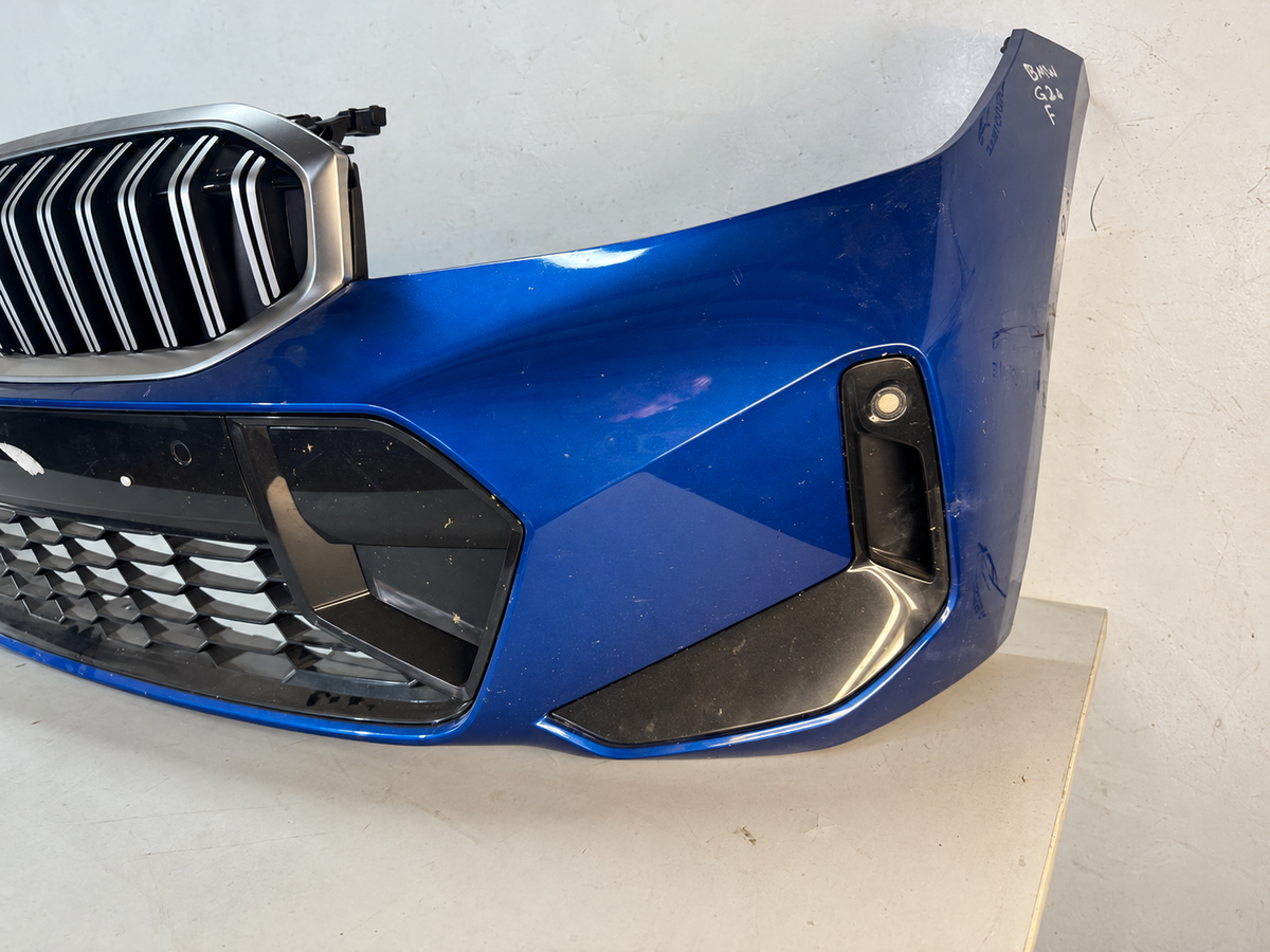 BMW G20/G21 LCI – blå M-Sport frontkofanger med nyre og gitre – foto 2
