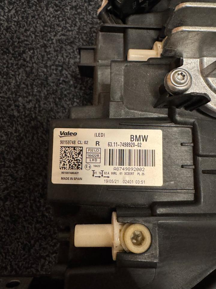 BMW F32 LCI – adaptivt LED-forlygtesæt, 8738705/7498920 LHD – originalfoto 7 af 13