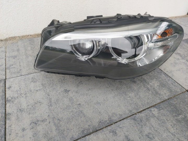 BMW F10/F11 LCI venstre bi-xenon Dynamic-forlygte – EU, 7343907-08 uden moduler