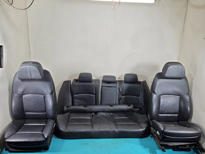 BMW F11 Touring 2012 – sort lædersædesæt med forvarme – til renovering