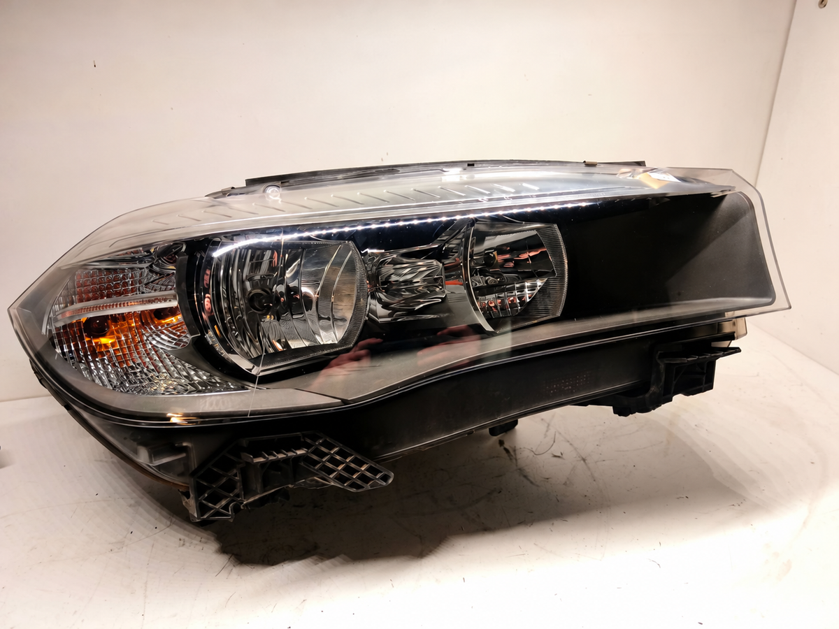 Original BMW F15/F16 H7-forlygte højre, EU/LHD, 7290048 – front og lygteglas