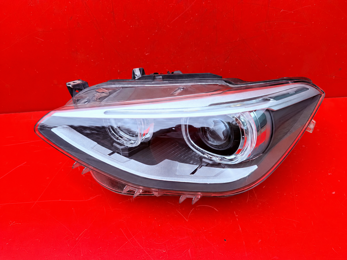 BMW F20/F21 før LCI – venstre ikke-adaptiv bi-xenonforlygte EU, 7229677-11, uden moduler
